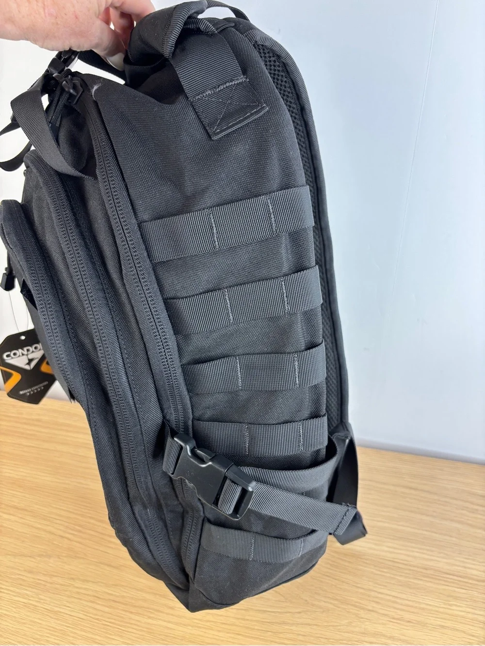 Condor Ambidextrous Black Sling Bag Tactical Military Style NWT